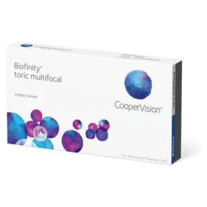 Boîte de 6 lentilles mensuelles Biofinity Toric Multifocal CooperVision