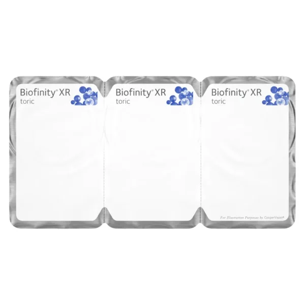 Blister Biofinity XR Toric CooperVision Blister Biofinity XR Toric CooperVision