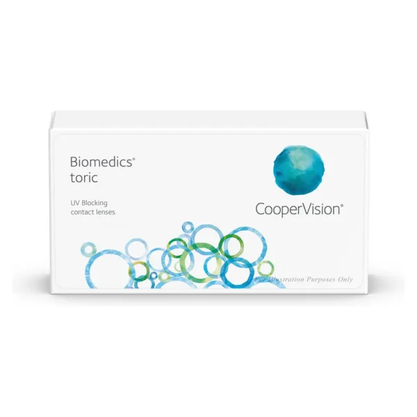 Boîte de 6 lentilles mensuelles Biomedics Toric CooperVision Boîte de 6 lentilles mensuelles Biomedics Toric CooperVision