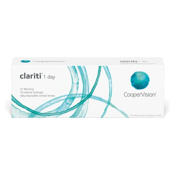 Boîte de 30 lentilles journalières Clariti 1 day CooperVision Boîte de 30 lentilles journalières Clariti 1 day CooperVision