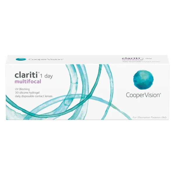 Boîte de 30 lentilles journalières Clariti 1 day Multifocal CooperVision