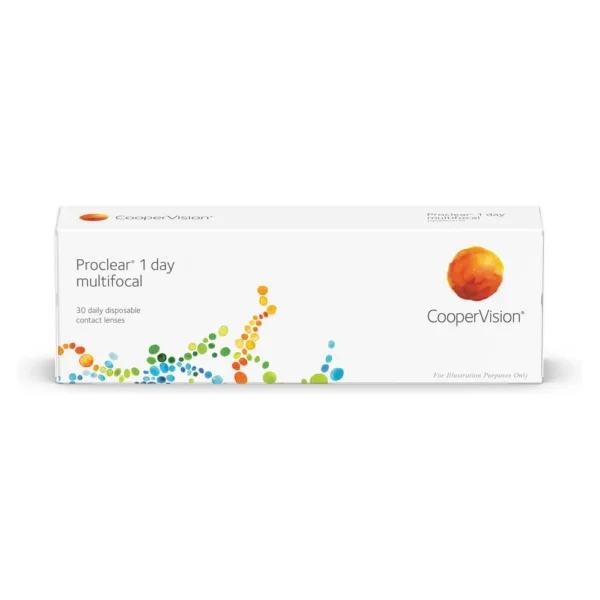 Boîte de 30 lentilles journalières Proclear 1 day Multifocal CooperVision Boîte de 30 lentilles journalières Proclear 1 day Multifocal CooperVision