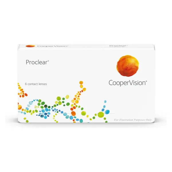 Boîte de 6 lentilles Proclear CooperVision Boîte de 6 lentilles Proclear CooperVision