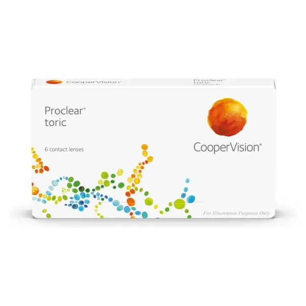 Boîte de 6 lentilles mensuelles Proclear Toric CooperVision Boîte de 6 lentilles mensuelles Proclear Toric CooperVision