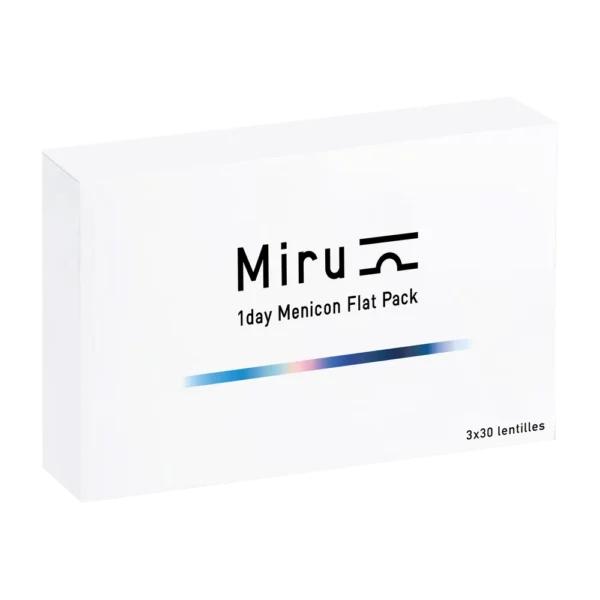 Miru 1day Flat Pack (90) Miru 1day Menicon Flat Pack 90 lentilles